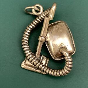 .925 Vacuum Sterling Silver Jewelry Charm #house #vintage